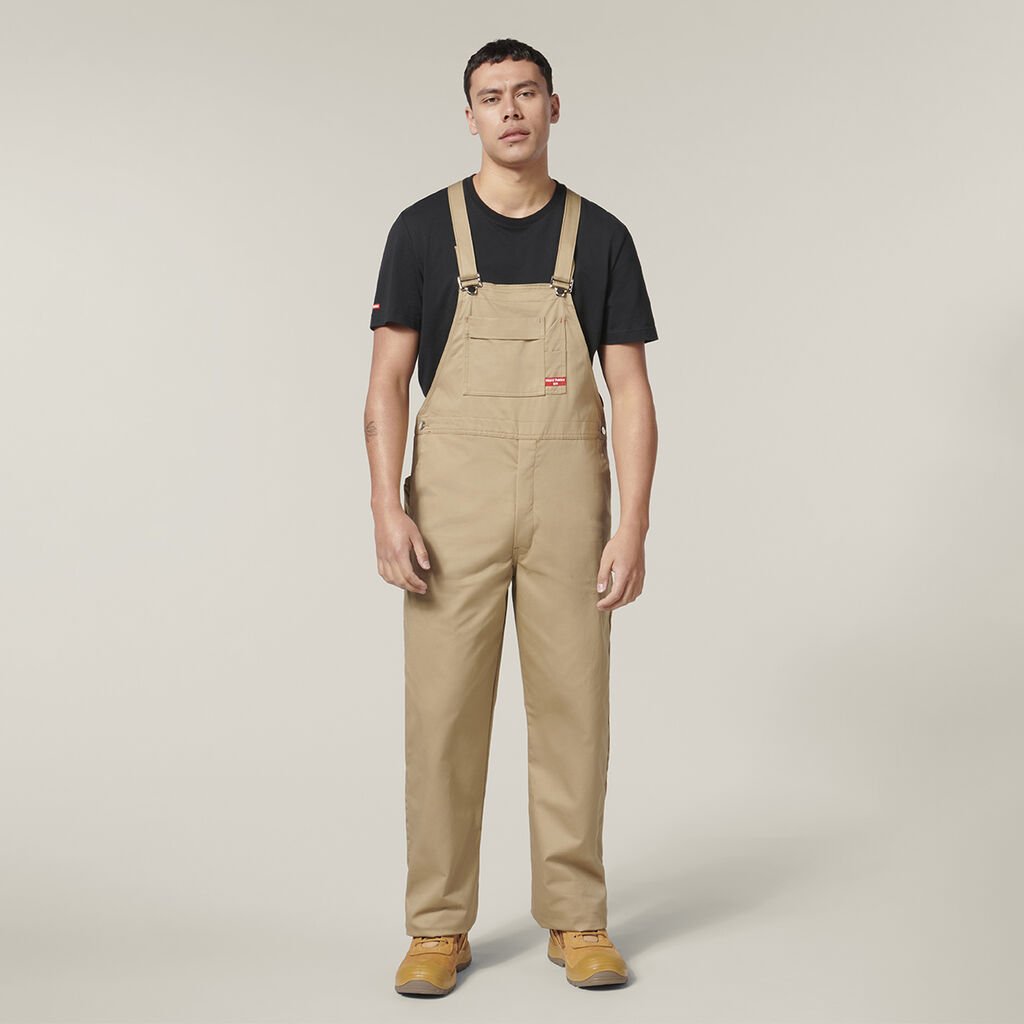 HARD YAKKA - [Y01010] CORE BIB & BRACE CROSS BACK COTTON DRILL OVERALLS