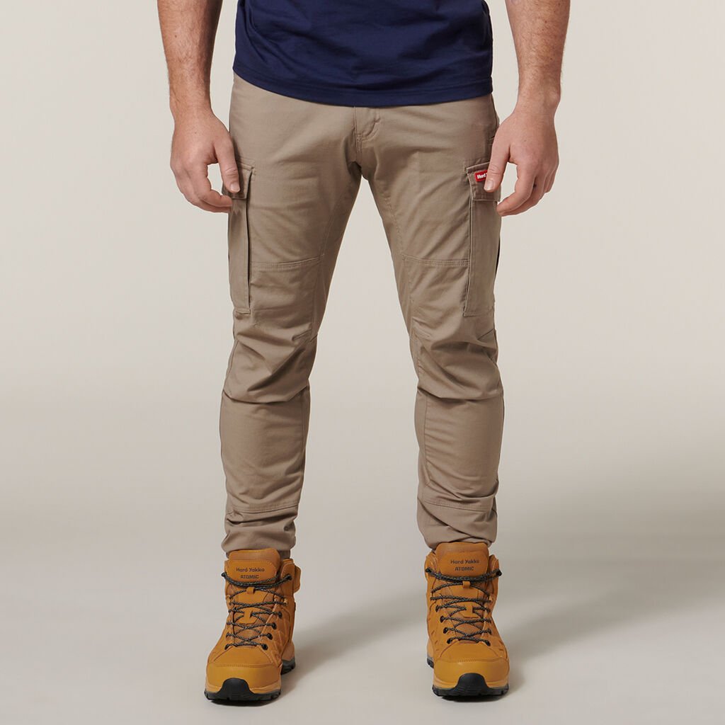 HARD YAKKA - [Y02340] 3056 RIPSTOP UTILITY CUFFED COTTON CARGO PANTS