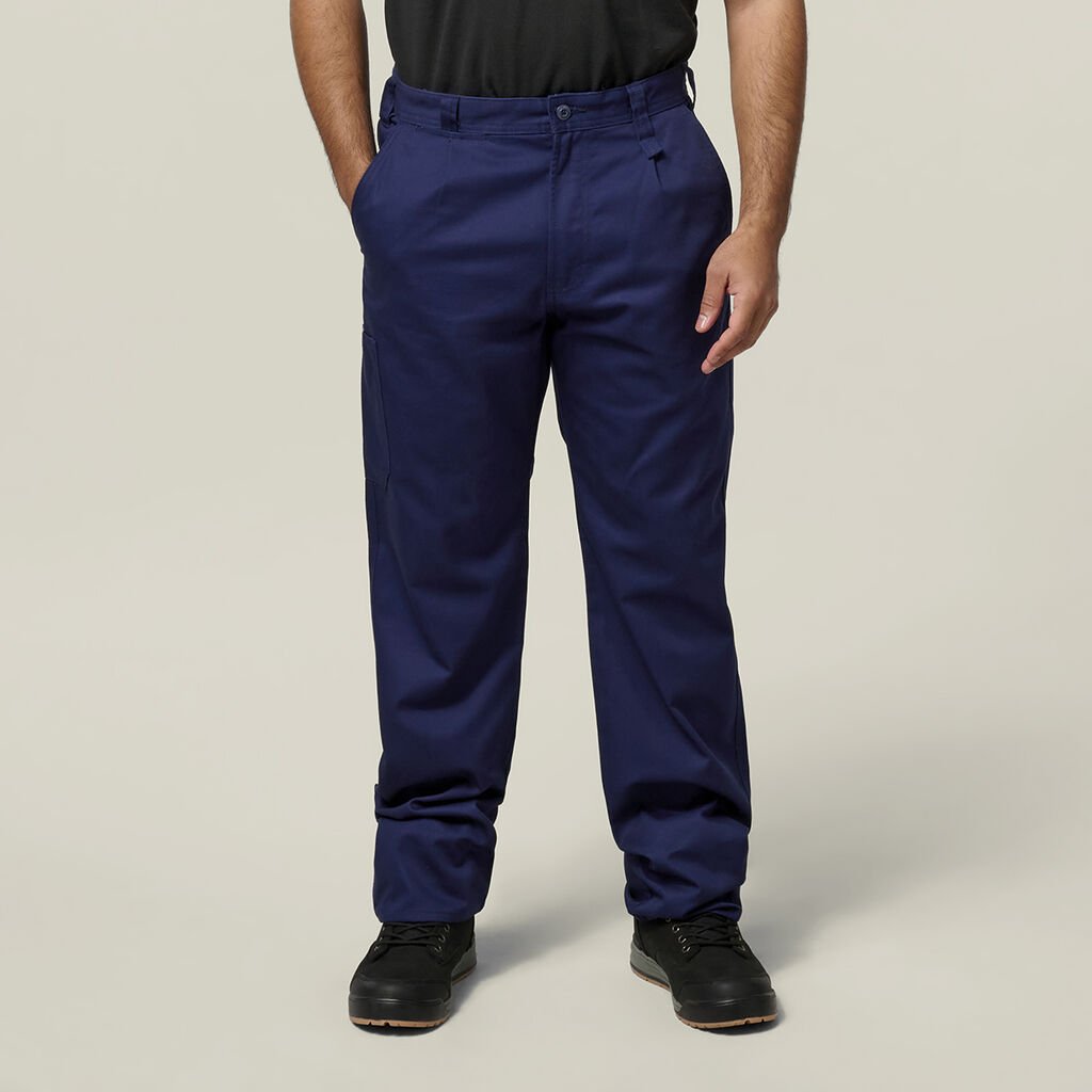 HARD YAKKA - [Y02530] CORE PLEATED FRONT COTTON DRILL PANTS