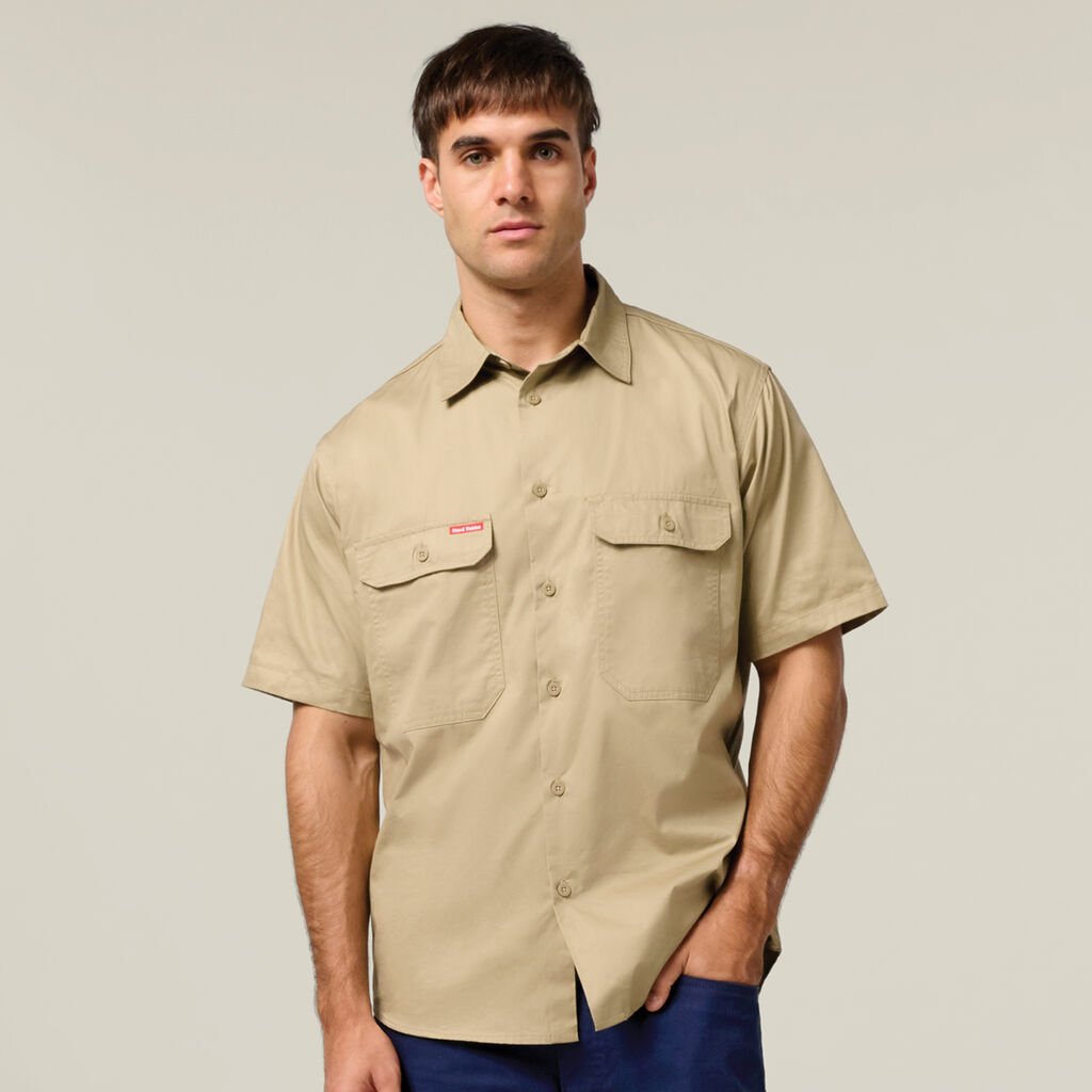 HARD YAKKA - [Y04625] CORE SHORT SLEEVE LIGHTWEIGHT VENTED DRILL SHIRT