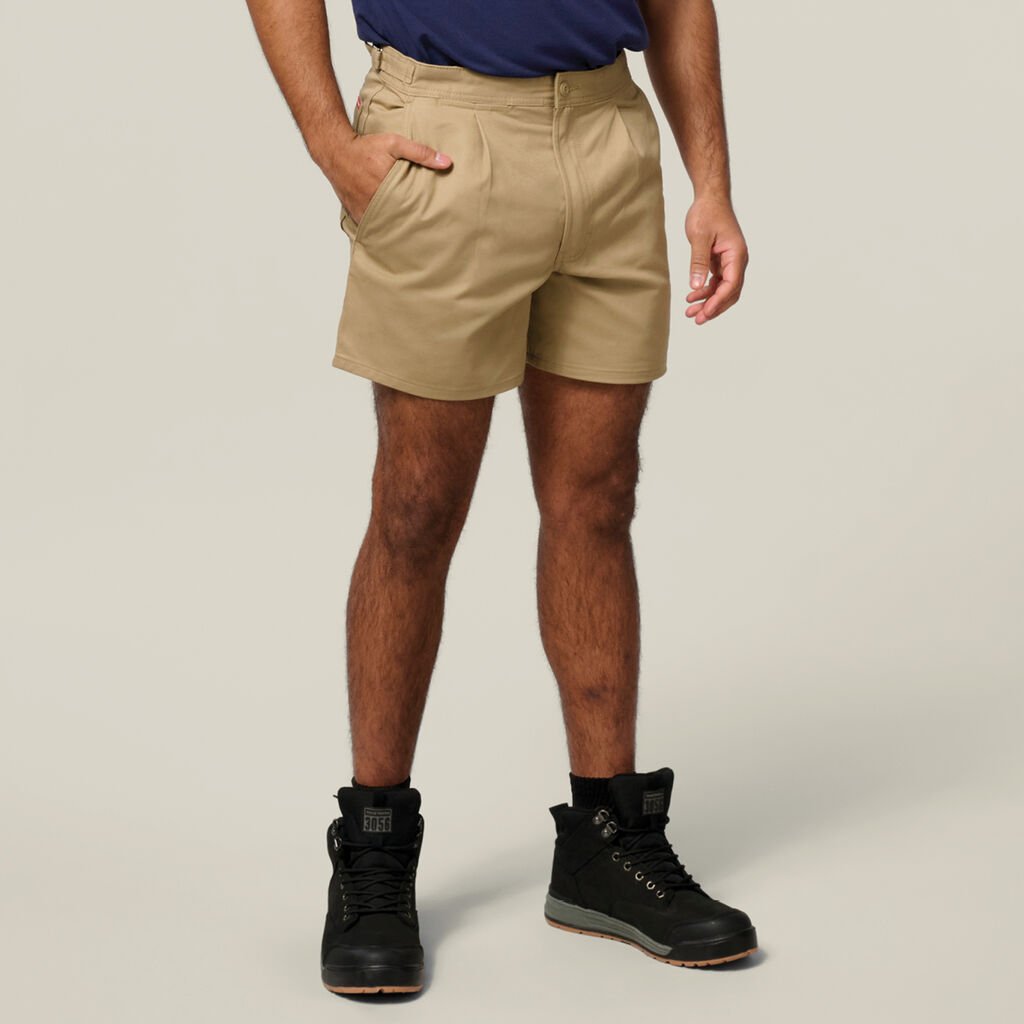 HARD YAKKA - [Y05340] CORE RELAXED COTTON DRILL SHORT WITH SIDE TABS