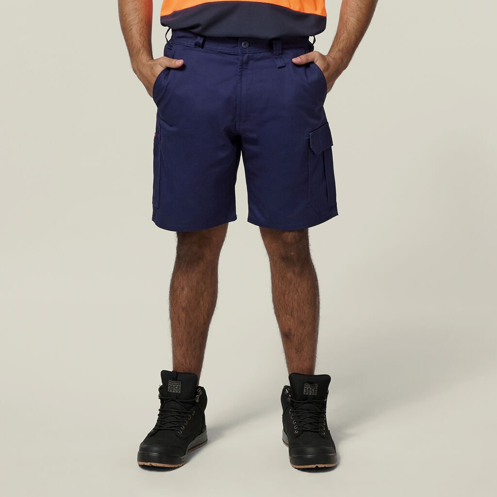 HARD YAKKA - [Y05620] CORE RELAXED FIT COTTON CARGO DRILL SHORTS