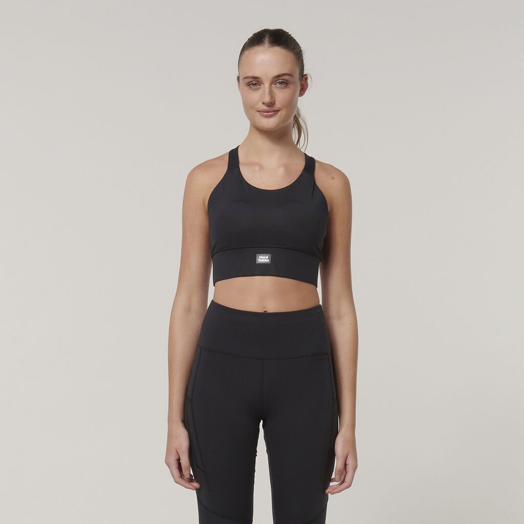 HARD YAKKA - [Y08060] 3056 WOMEN'S X-RANGE CROP TOP