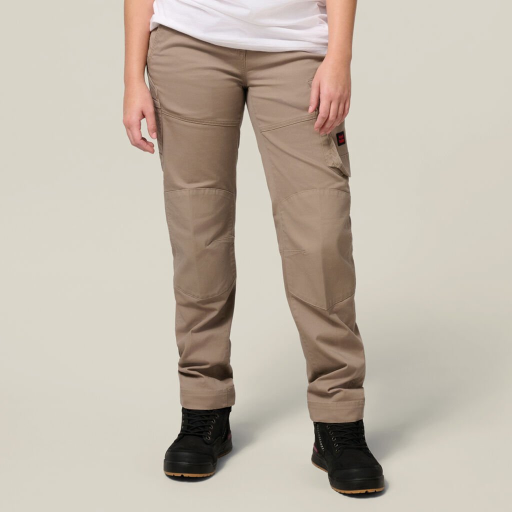 [Y08123-DESERT-6] HARD YAKKA - [Y08123] WOMEN'S 3056 TOUGHMAXX WORK PANTS (DESERT, 6)