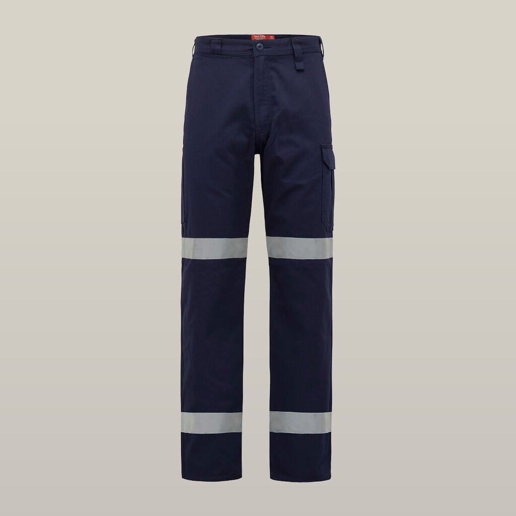 [Y08380-NAVY-6] HARD YAKKA - [Y08380] WOMEN'S CORE BIOMOTION TAPED CARGO DRILL PANTS (6)