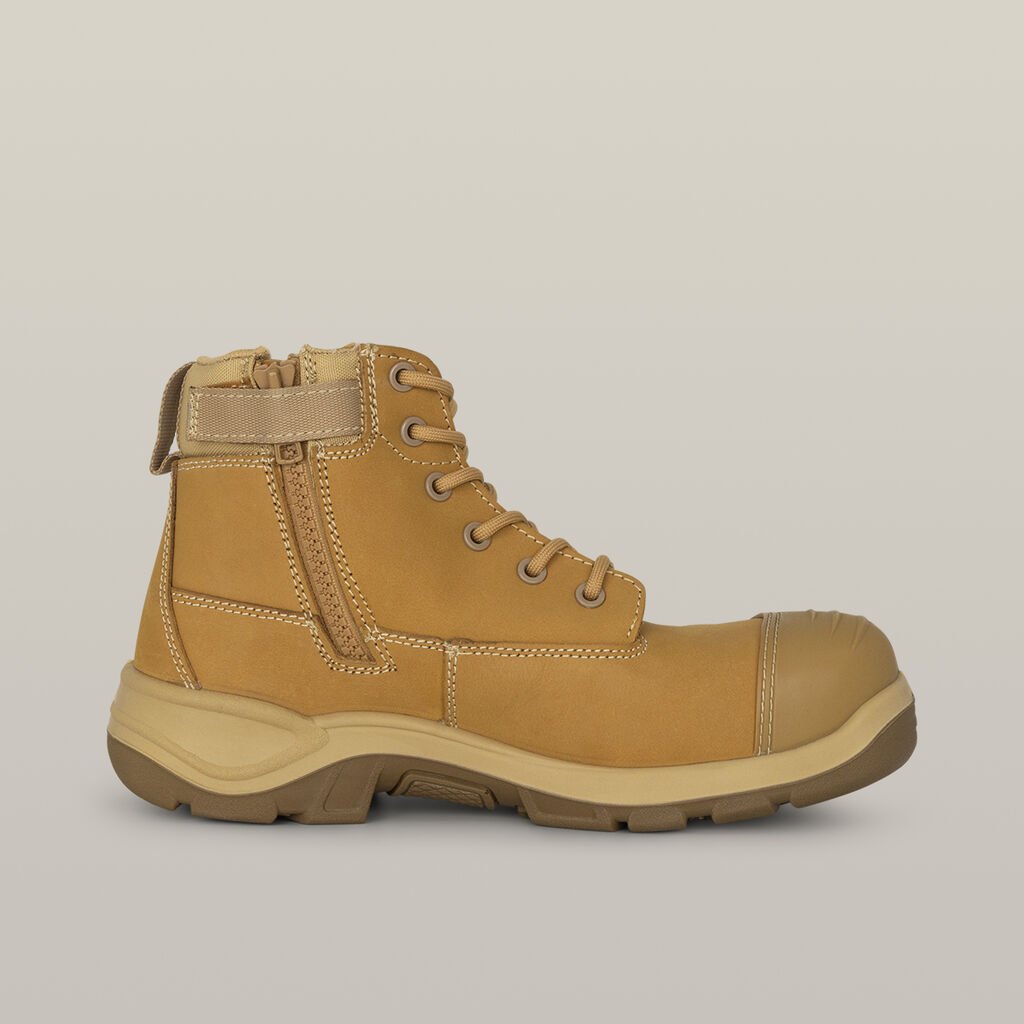 [Y60359-WHEAT-UK_7] HARD YAKKA - [Y60359] TOUGHMAXX 6Z Steel Toe Safety Boot (UK 7)