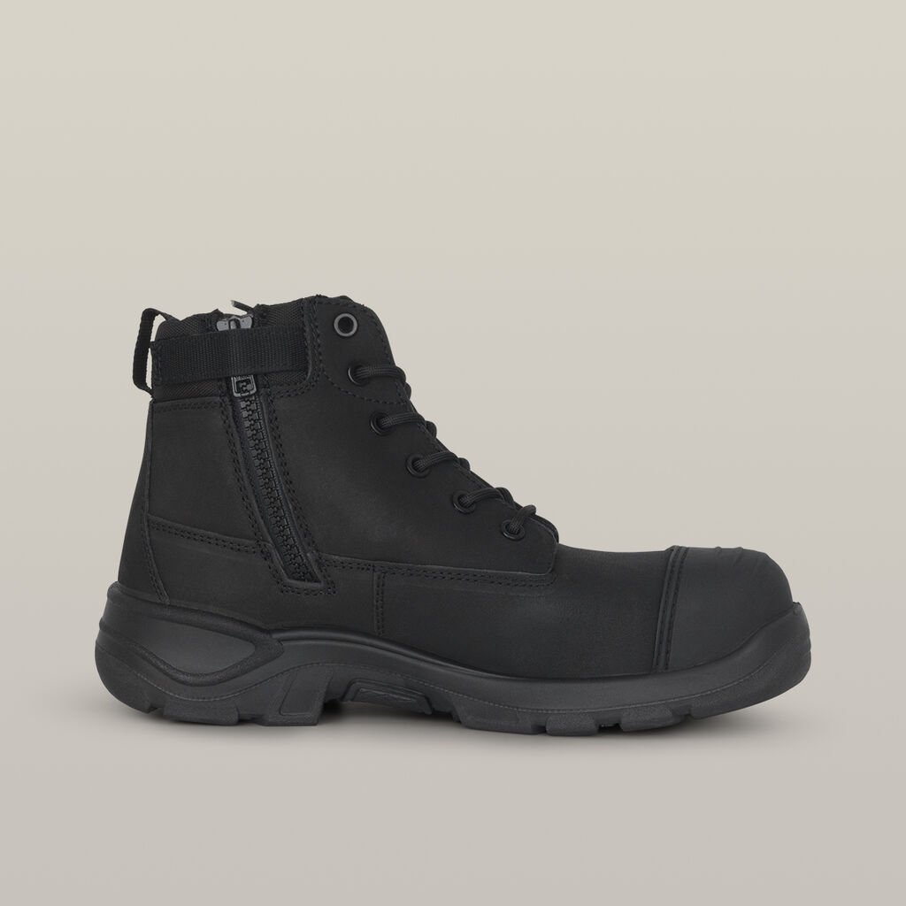 [Y60360-BLACK-UK_7] HARD YAKKA - [Y60360] TOUGHMAXX 6Z Steel Toe Safety Boot (UK 7)