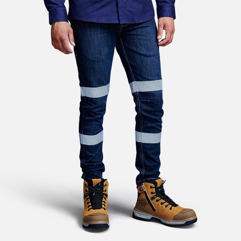 [K53007_CLS_67R] KINGGEE - [K53007] URBAN COOLMAX BIO MOTION PANT -DENIM (67R)