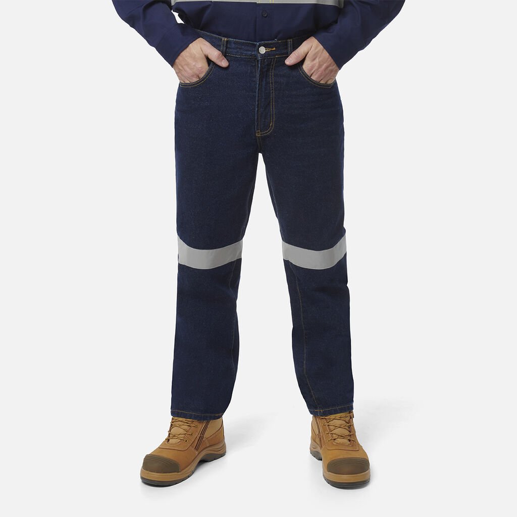 [K53030_STW_77R] KINGGEE - [K53030] REFLECTIVE WORK JEANS (77R)