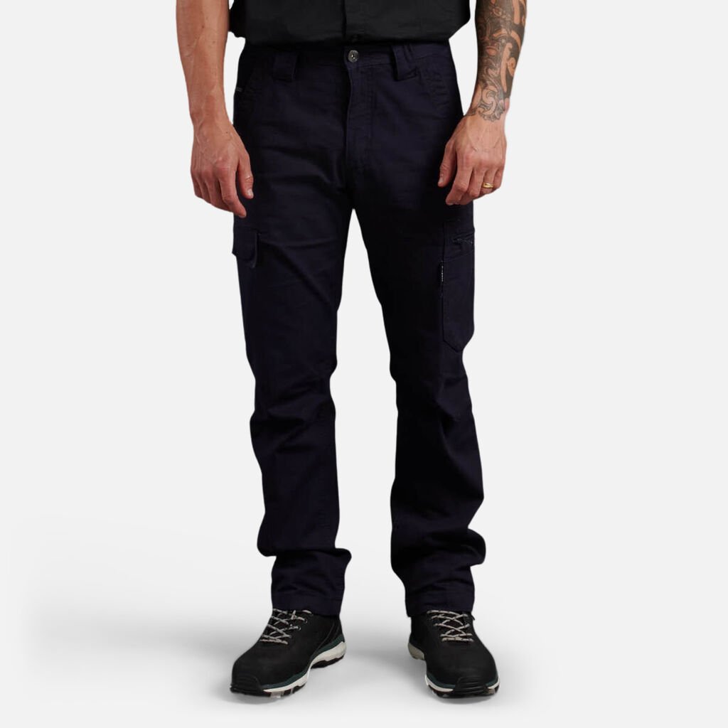 [K13280_OILED NAVY_72R] KINGGEE - [K13280] CANVAS TRADIE PANT (OILED NAVY, 72R)