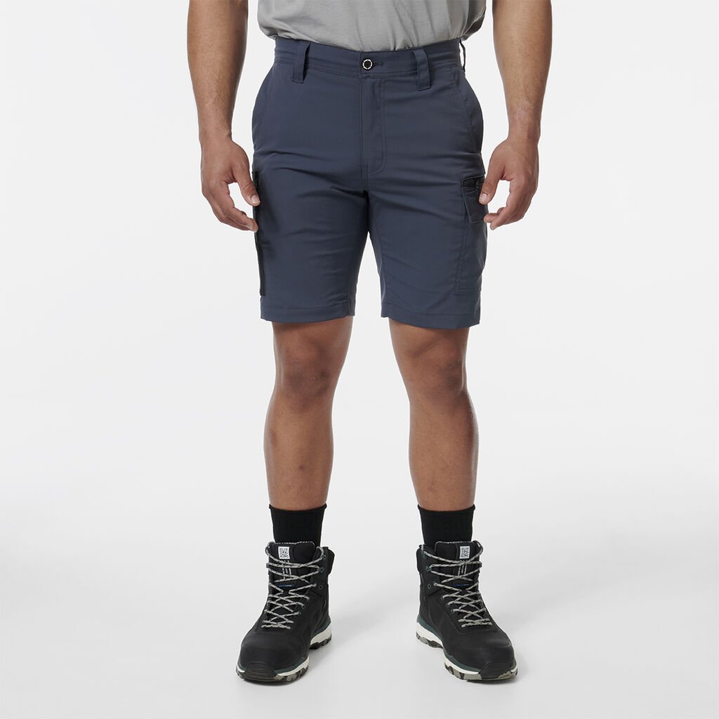 [K17019_BLUE SLATE_67R] KINGGEE - [K17019] TRADEMARK CARGO SHORT (BLUE SLATE, 67R)