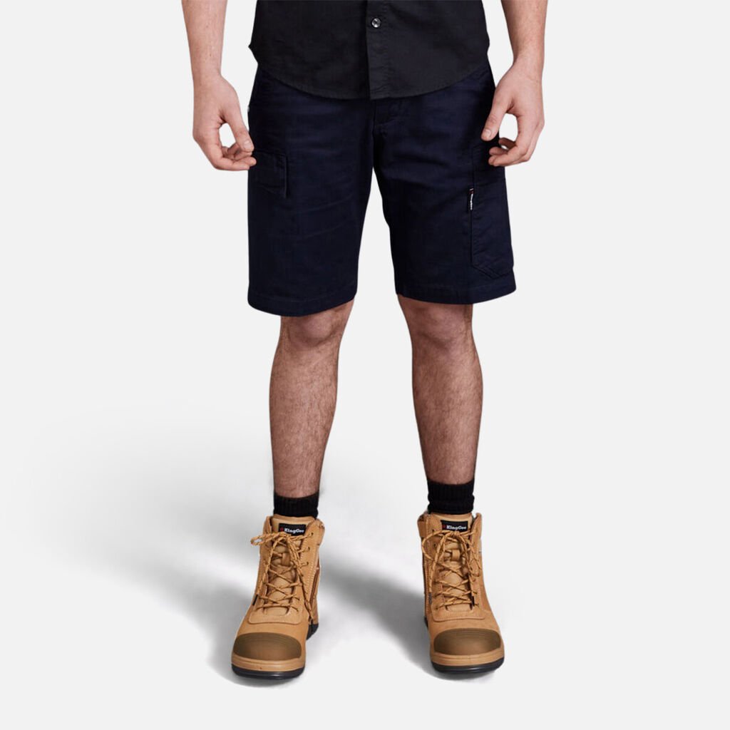 [K17340_OILED NAVY_72R] KINGGEE - [K17340] TRADIE SUMMER SHORT (OILED NAVY, 72R)