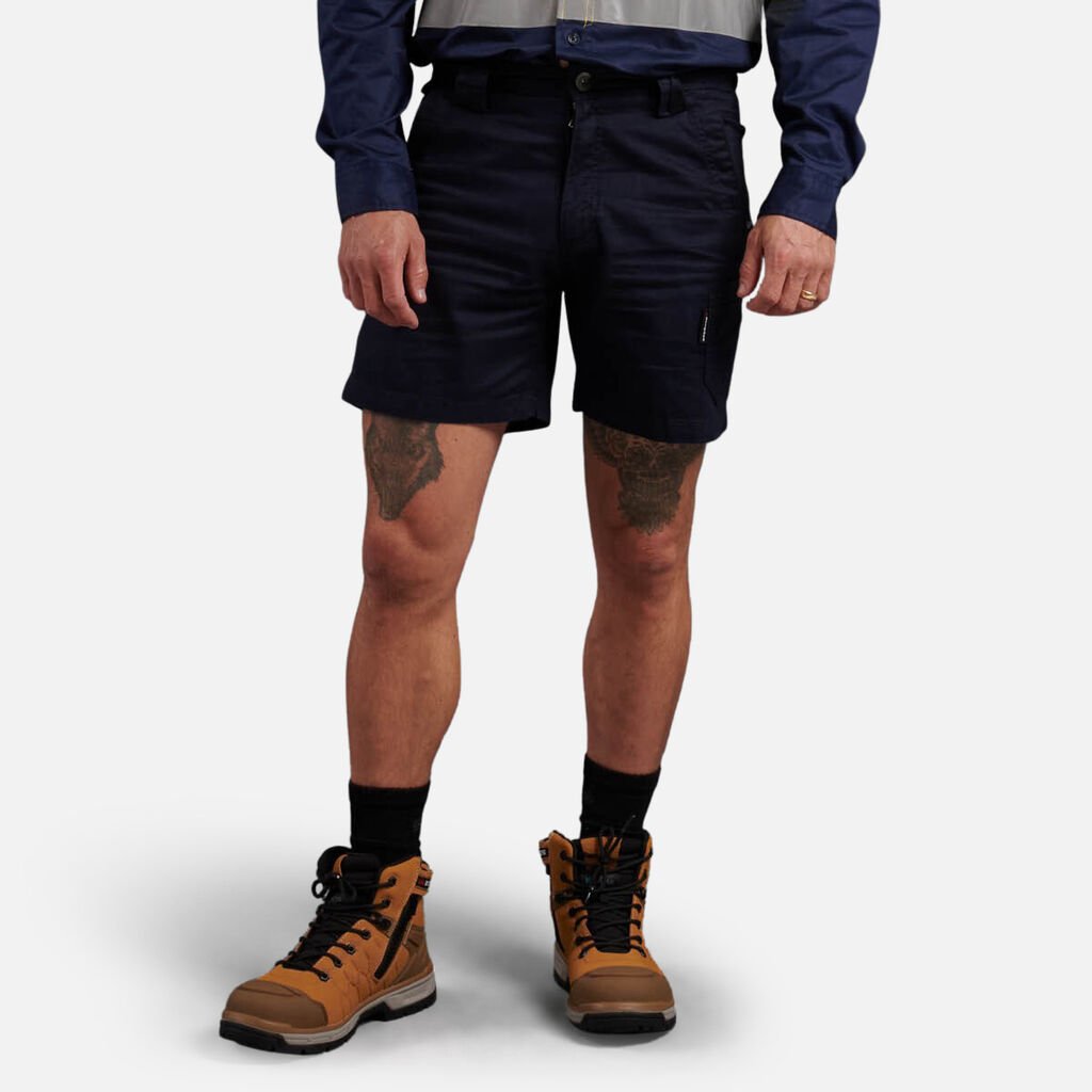 [K17330_OILED NAVY_72R] KINGGEE - [K17330] TRADIE SUMMER SHORT SHORT (OILED NAVY, 72R)