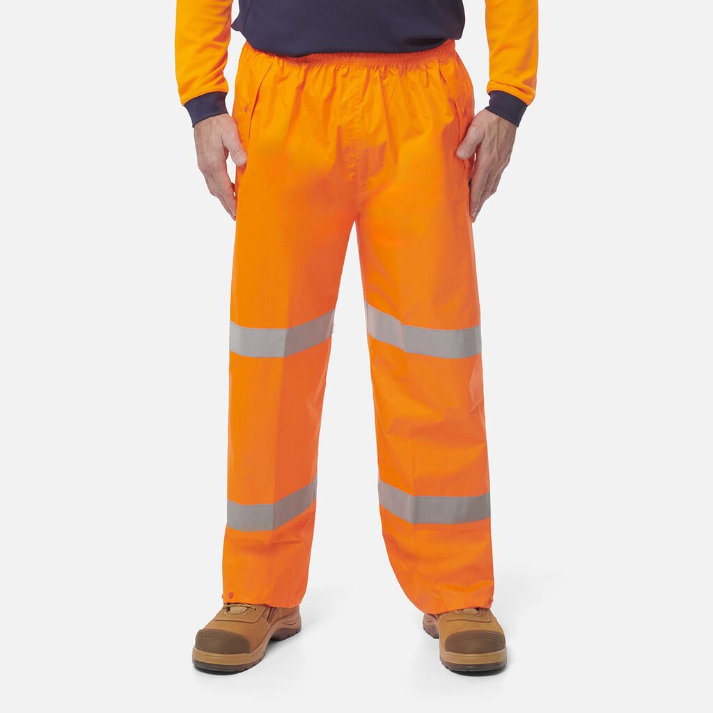 [K53035_ORANGE_S] KINGGEE - [K53035] WET WEATHER REFLECTIVE PANT (ORANGE, S)