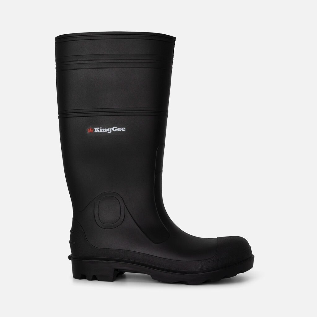 [K29007_BLA_UK 4] KINGGEE - [K29007] SLUDGE GUMBOOT NON-SAFTY (UK 4)