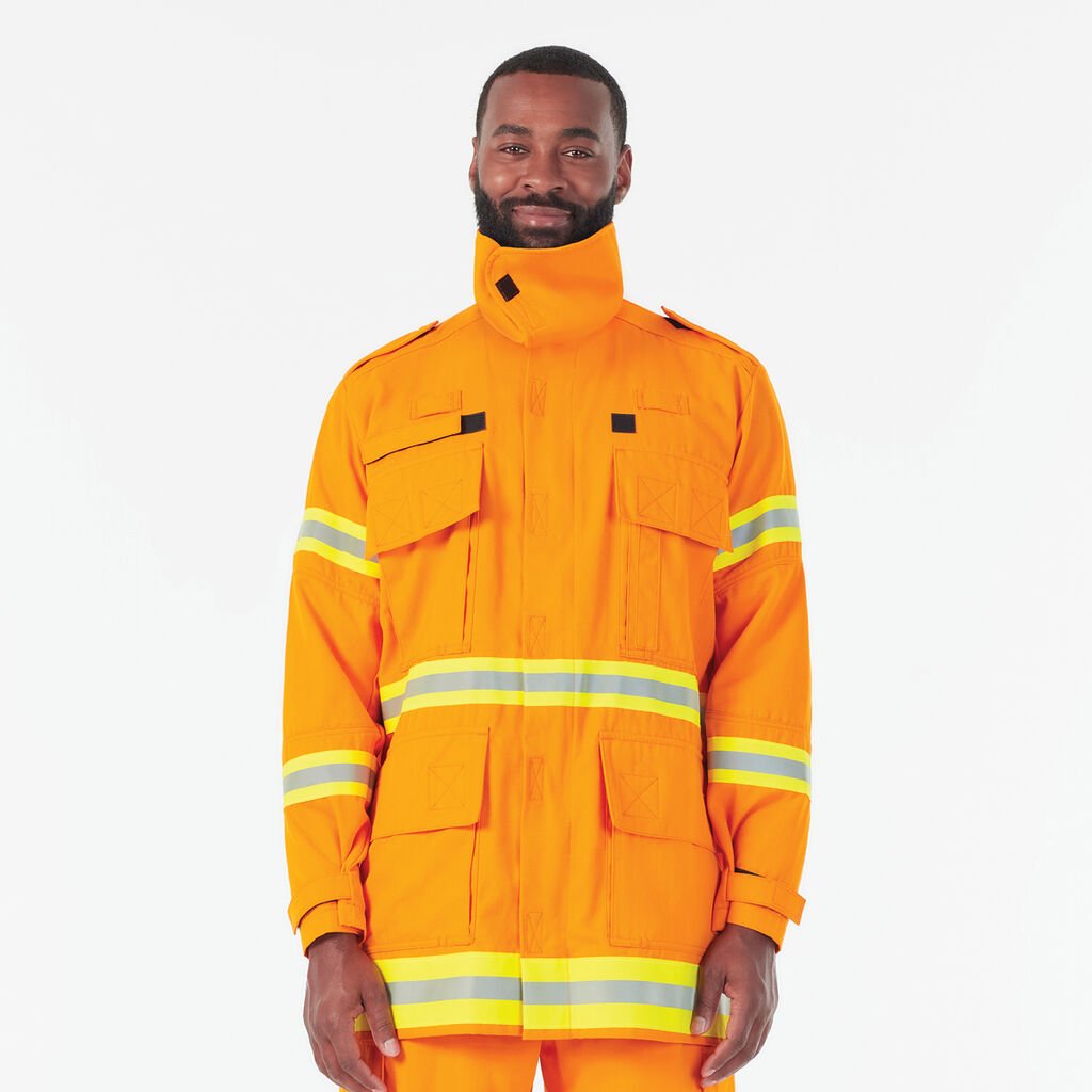 [K85000_GLD_XS] KINGGEE - [K85000] WILDLANDS FIREFIGHTING HI VIS COAT (XS)