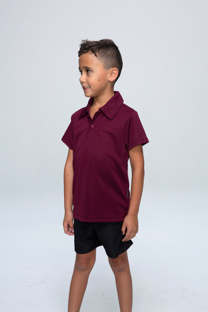 AP - [AP3307] BOTANY KIDS POLOS (BOTTLE GREEN, 4)