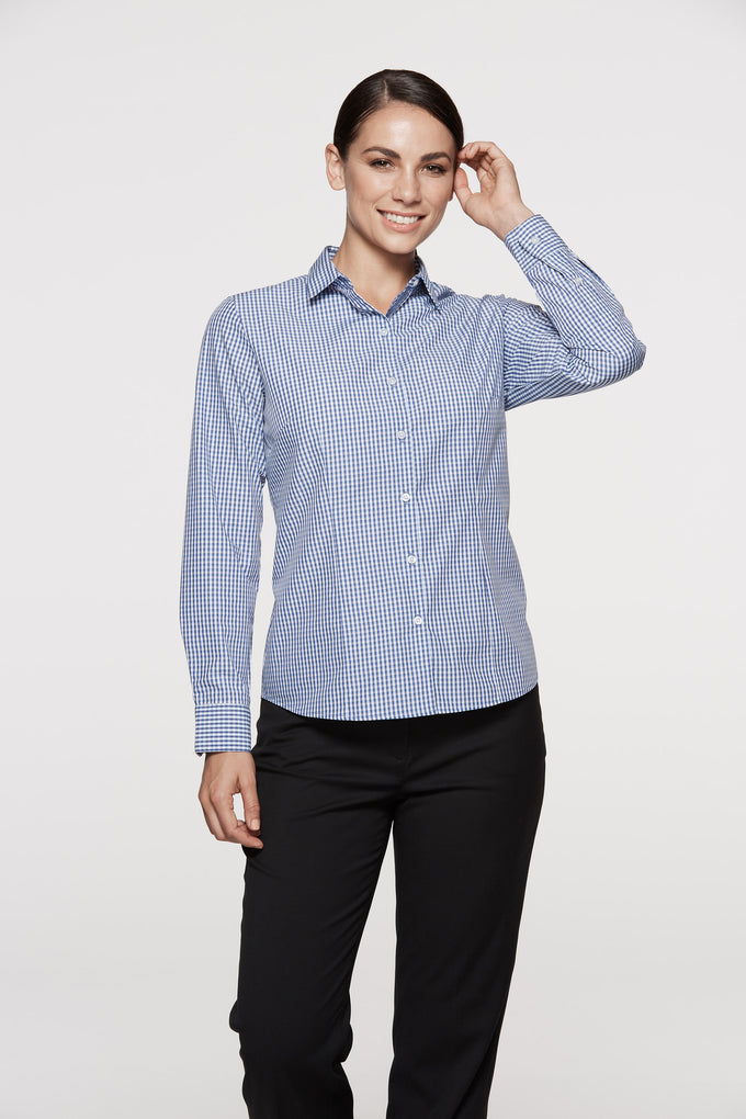 AP - [AP2907L] EPSOM LADY SHIRT LONG SLEEVE (EMERALD, 4)