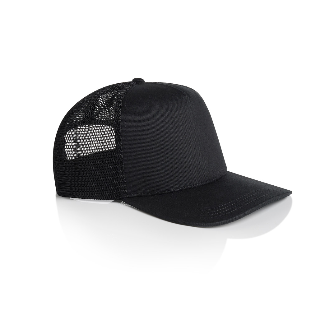 [1108-BLACK] AS COLOUR - STOCK TRUCKER CAP 1108 (BLACK)