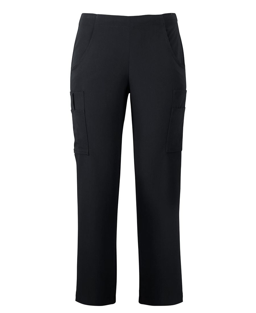 [4SNP1_BLACK_6] JB'S - [4SNP1] LADIES NU SCRUB CARGO PANT (BLACK, 6)