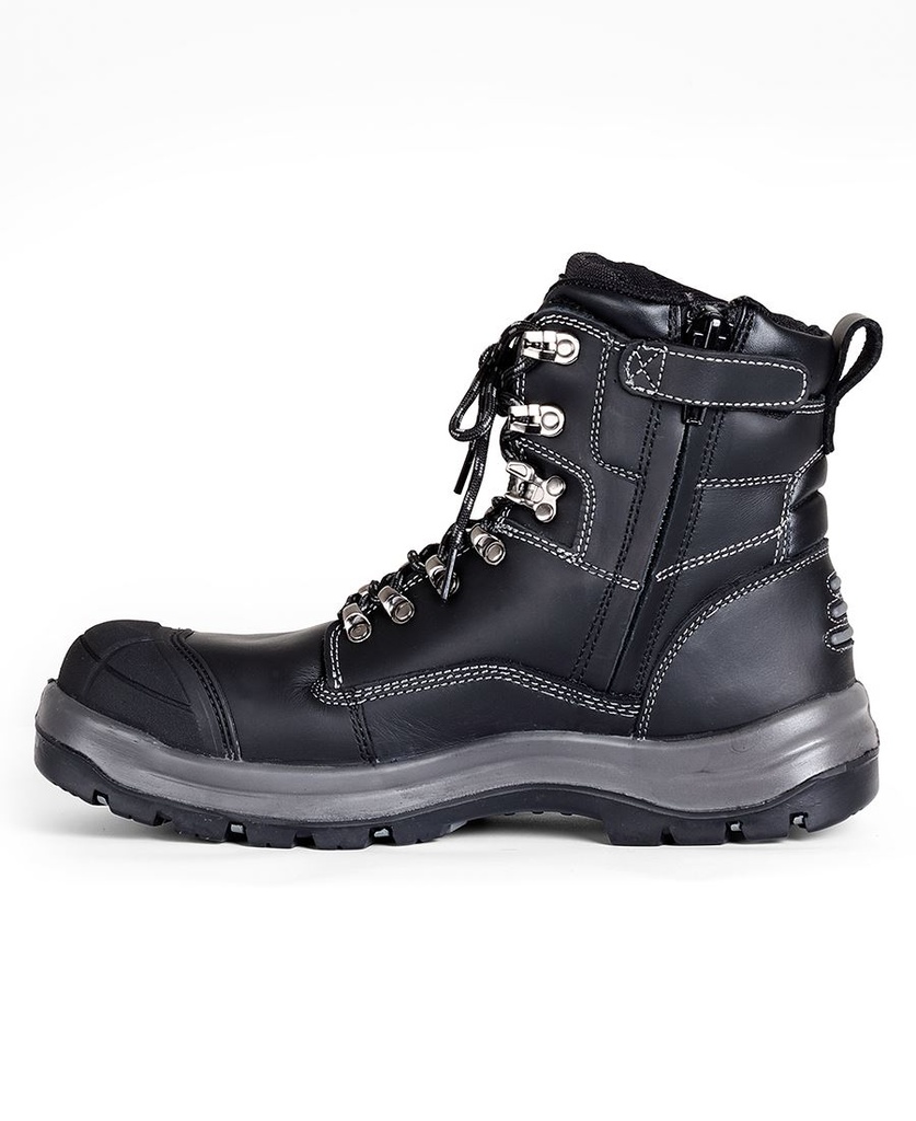 [9F1_BLACK_UK 3] JB'S - [9F1] ROADTRAIN ZIP SAFETY BOOT (BLACK, UK 3)
