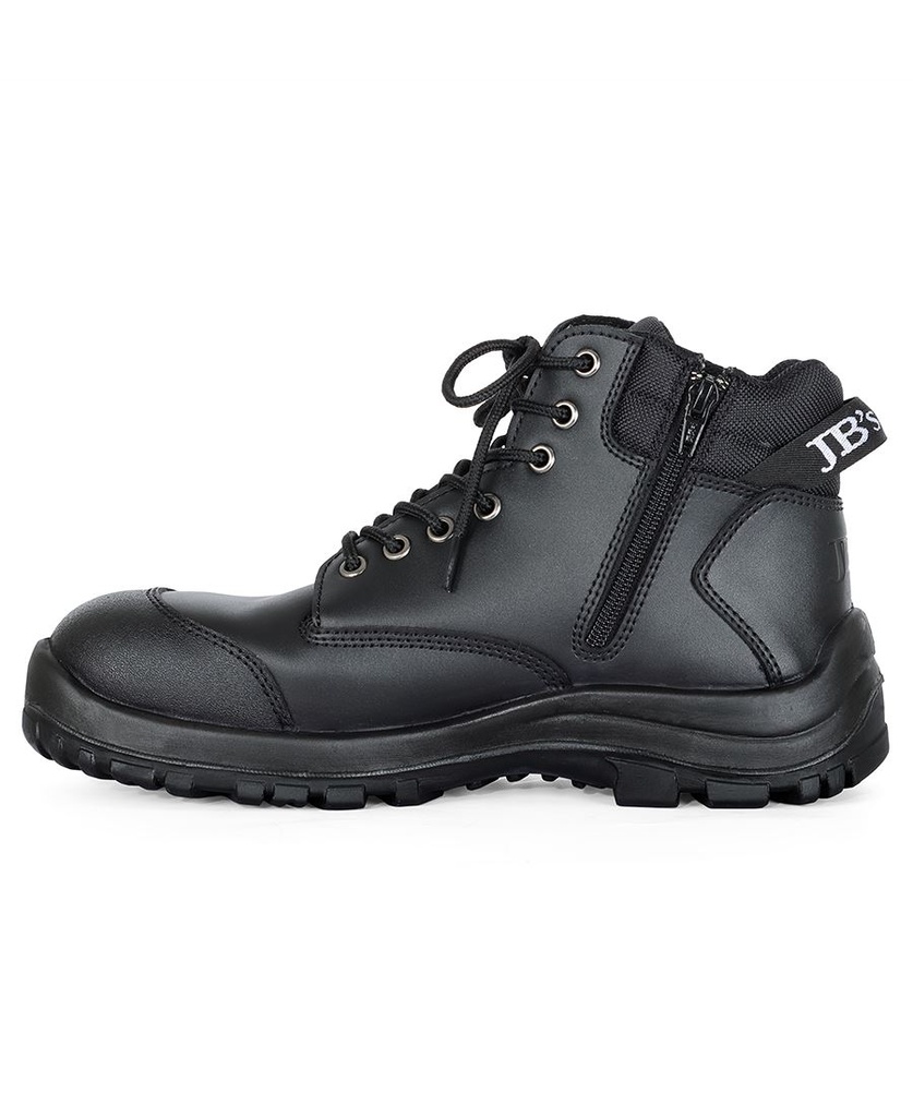 [9F9_BLACK_UK 3] JB'S - [9F9] STEELER ZIP SAFETY BOOT (BLACK, UK 3)