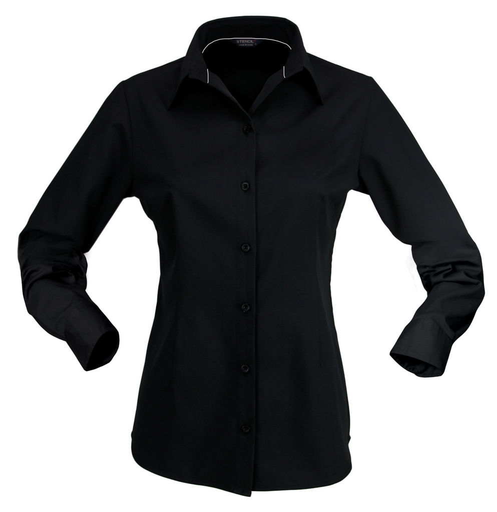 STENCIL - LADIES CANDIDATE SHIRT L/S (BLACK, 6)