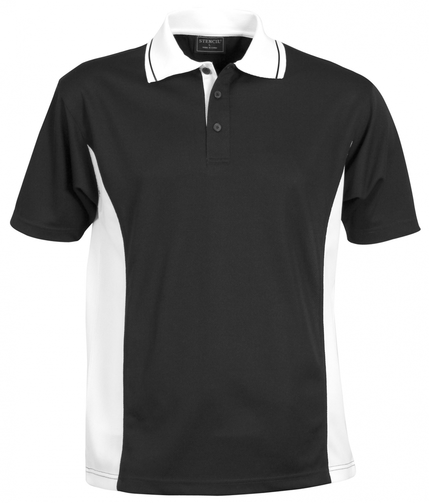STENCIL - MENS ACTIVE POLO S/S (S)