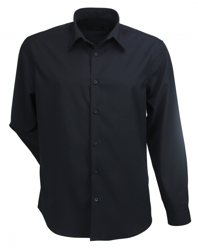 STENCIL - MENS CANDIDATE SHIRT L/S (BLACK, S)